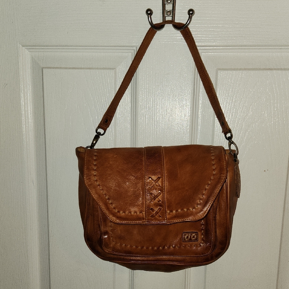 Bed Stu Elegant Full Leather Bag.  11" x 8".